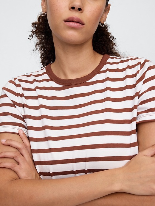 Image number 4 showing, Favorite Stripe Crewneck T-Shirt