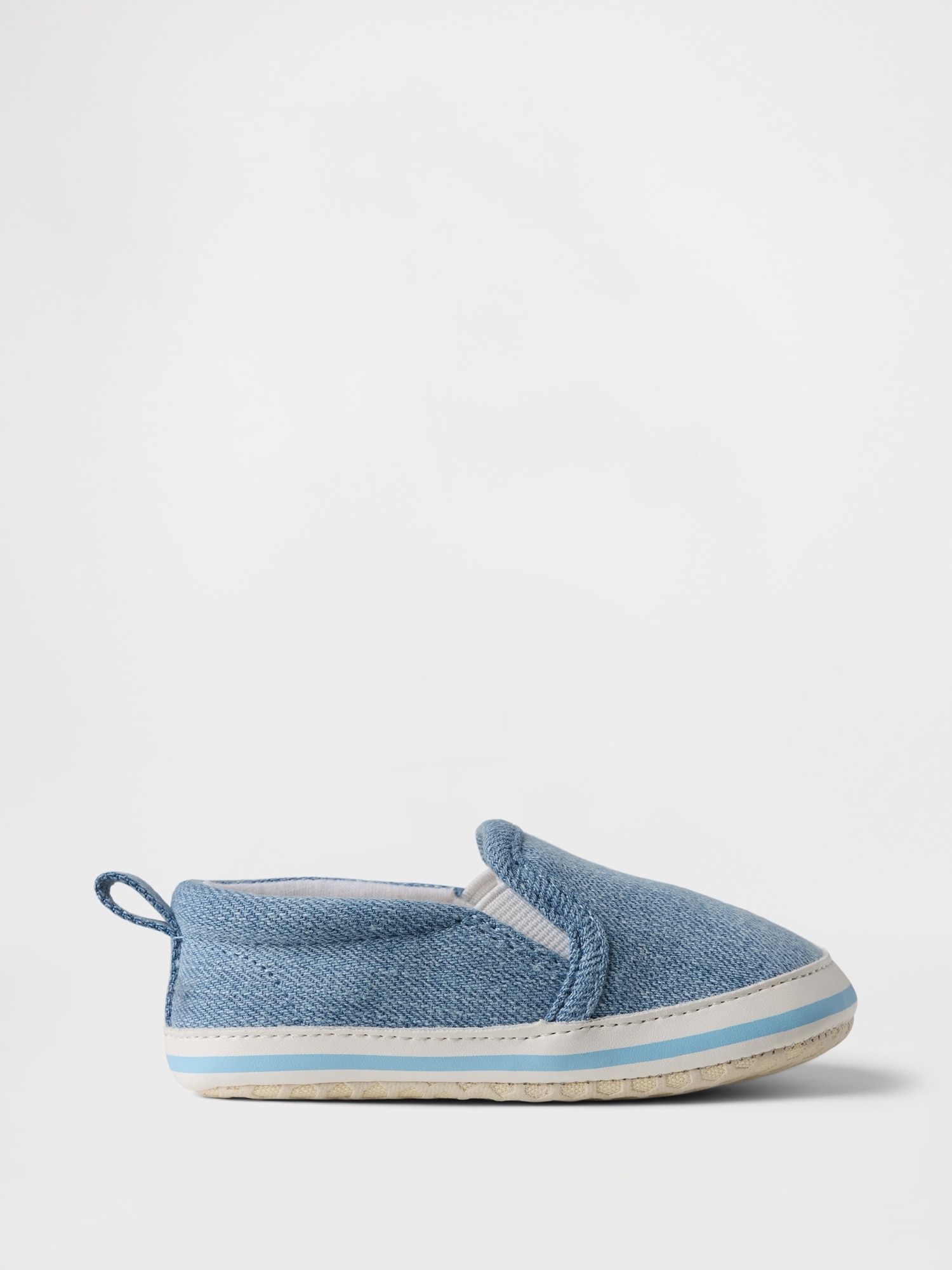 Baby Denim Slip-On Sneakers