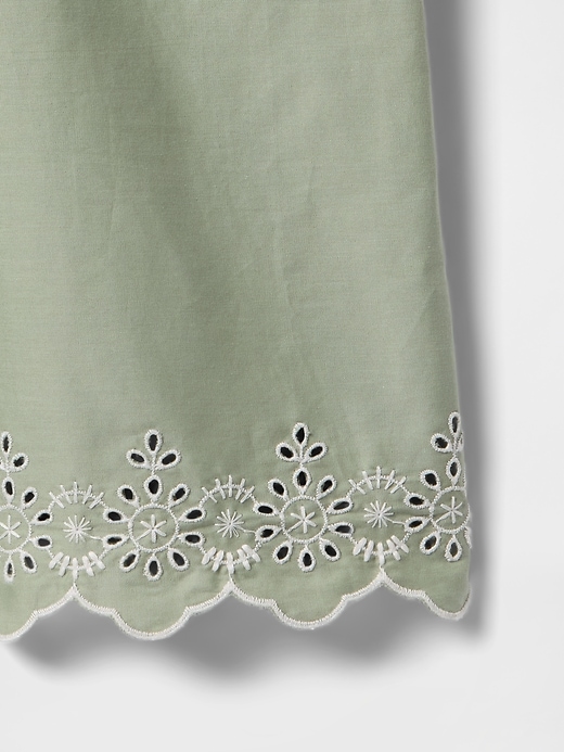 Image number 3 showing, babyGap Poplin Wide-Leg Pull-On Pants