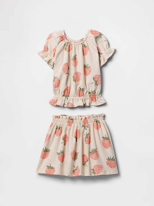 Image number 1 showing, babyGap Textured Skort Two-Piece Outfit Set