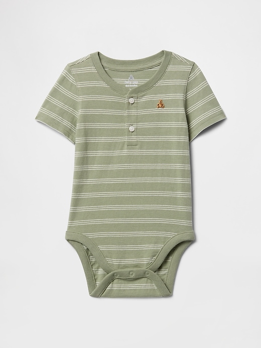 Image number 1 showing, Baby Henley Bodysuit