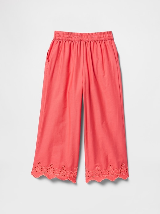 Image number 2 showing, babyGap Poplin Wide-Leg Pull-On Pants