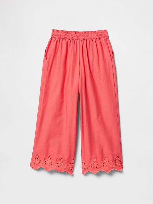babyGap Poplin Wide-Leg Pull-On Pants