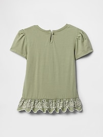 babyGap Eyelet Peplum T-Shirt