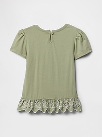 babyGap Eyelet Peplum T-Shirt
