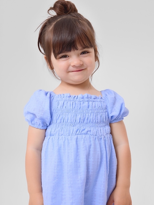 Image number 2 showing, babyGap Smocked Puff Sleeve Dress