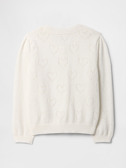 Image number 3 showing, babyGap Pointelle Heart Cardigan