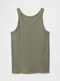 Ribbed High Neck Tank | Gap Factory