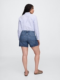 5" Mid Rise Soft Denim Shorts