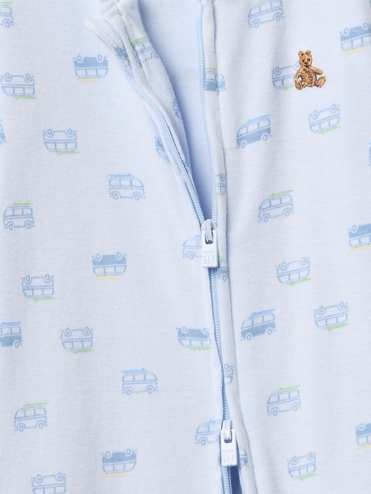 Image number 3 showing, Baby Print Two-Way Zip One-Piece