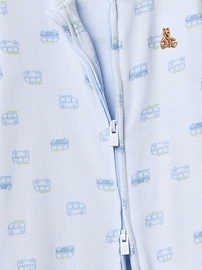 Baby Print Two-Way Zip One-Piece