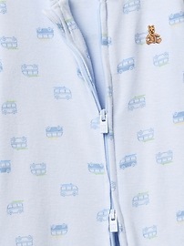 Baby Print Two-Way Zip One-Piece