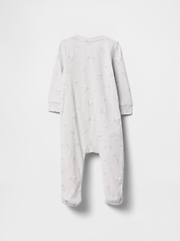 Baby Print Two-Way Zip One-Piece