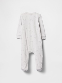 Baby Print Two-Way Zip One-Piece
