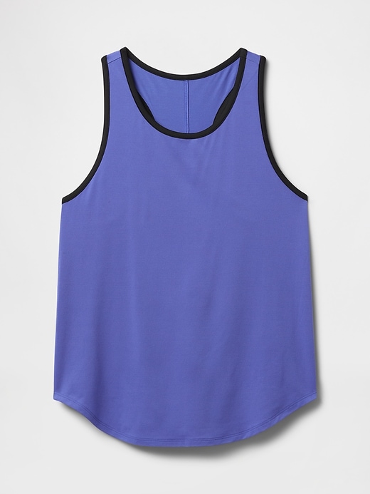 Image number 5 showing, GapFit Brushed Jersey Ringer Tank Top