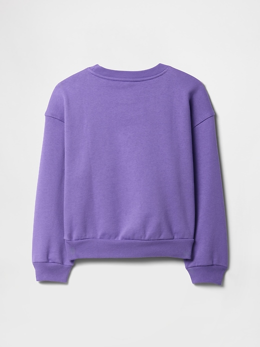 Image number 3 showing, Kids Oversized Fleece Sweatshirt