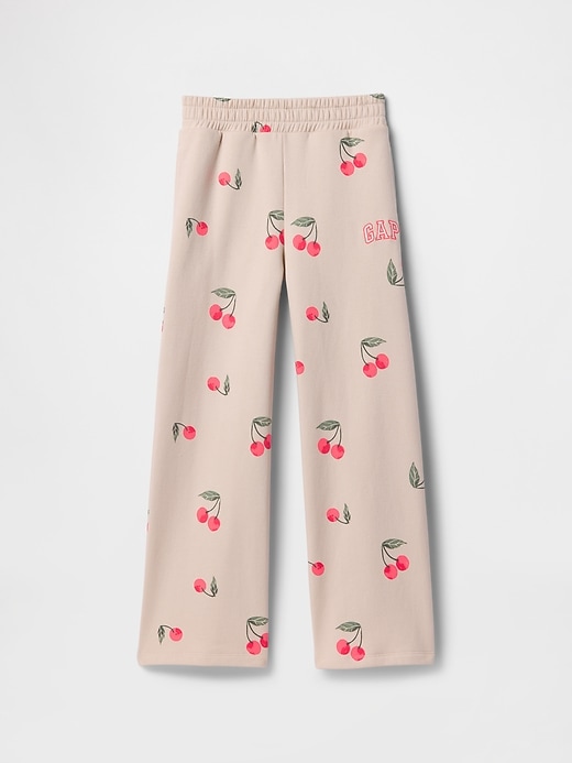 Image number 1 showing, Kids Relaxed Gap Logo Wide-Leg Pants