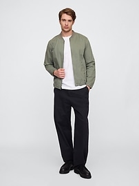 Relaxed Bomber Jacket