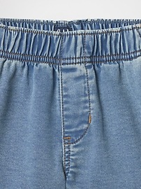 Kids High Rise Relaxed Pull-On Sweatpant Jean Shorts