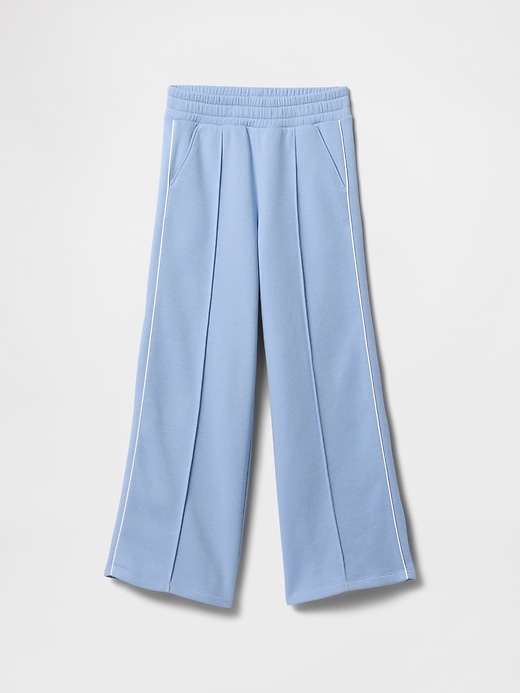 Image number 1 showing, Kids Relaxed Wide-Leg Track Pants