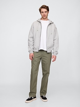 Straight Herringbone Utility Pants | Gap Factory