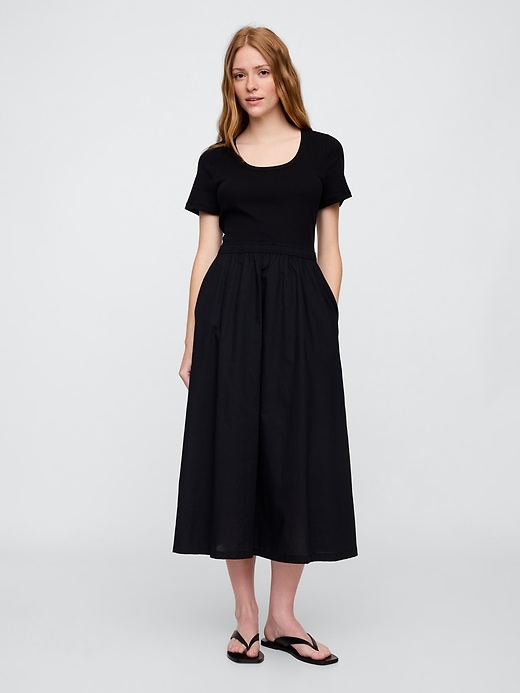 Image number 1 showing, Scoopneck Midi Dress