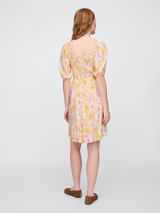 Image number 2 showing, Sweetheart Puff Sleeve Mini Dress