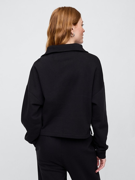 Image number 2 showing, Oversized Quarter-Zip Sweatshirt