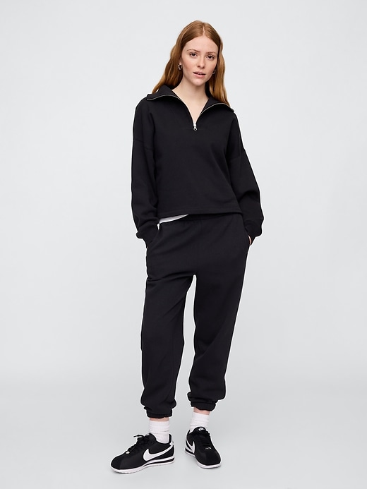 Image number 3 showing, Oversized Quarter-Zip Sweatshirt