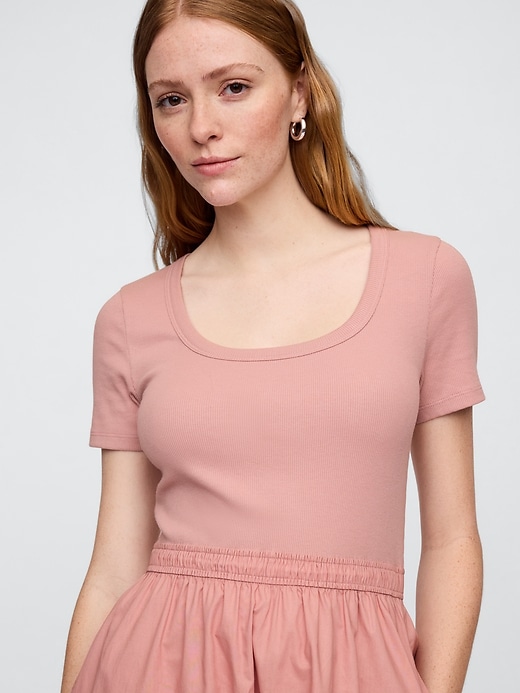 Image number 3 showing, Scoopneck Midi Dress