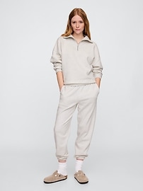 Oversized Quarter-Zip Sweatshirt