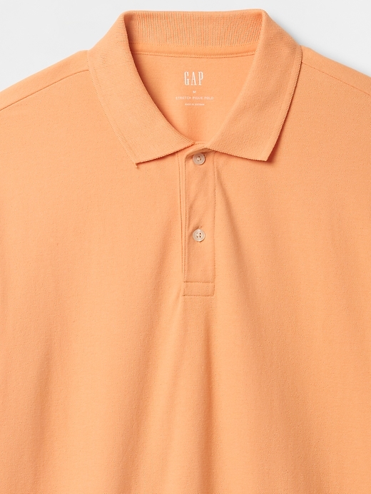 Image number 4 showing, Stretch Pique Polo Shirt