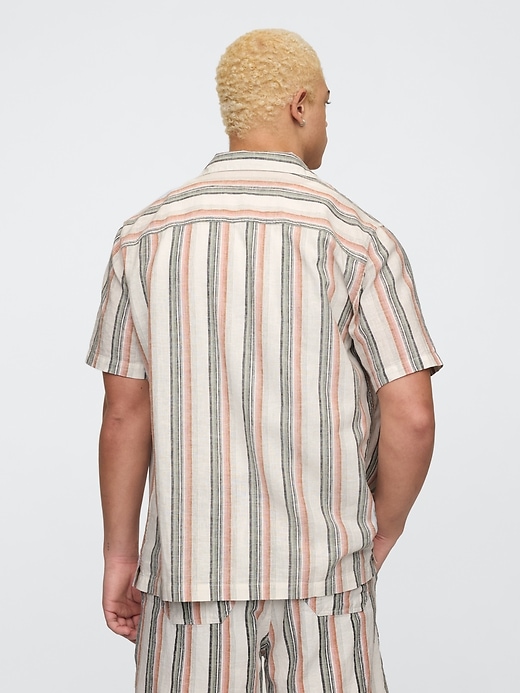 Image number 2 showing, Linen-Blend Vacay Shirt in Standard Fit