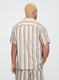 Linen-Blend Vacay Shirt in Standard Fit