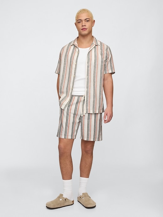 Image number 3 showing, Linen-Blend Vacay Shirt in Standard Fit