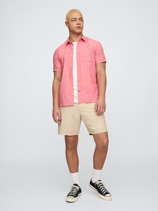 Image number 3 showing, Stretch Poplin Shirt in Standard Fit
