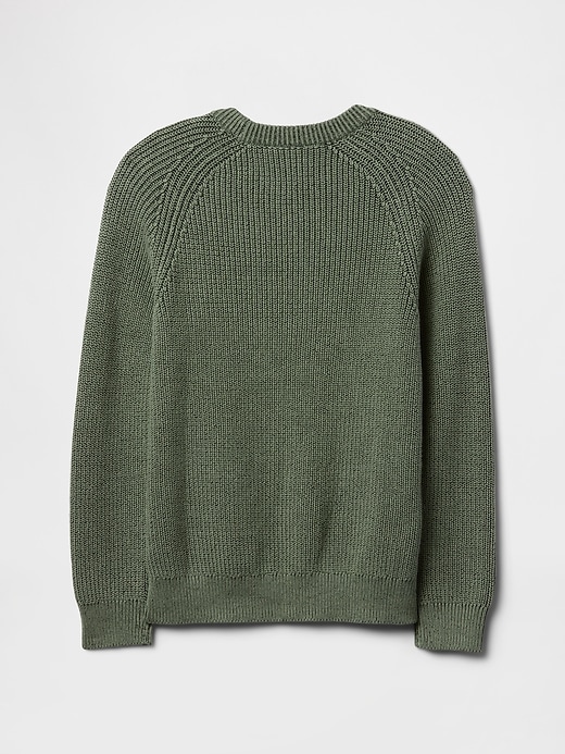 Image number 2 showing, Kids Shaker-Stitch Sweater