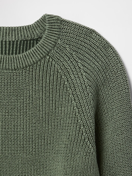 Image number 3 showing, Kids Shaker-Stitch Sweater