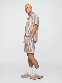 7" Linen-Blend Easy Shorts