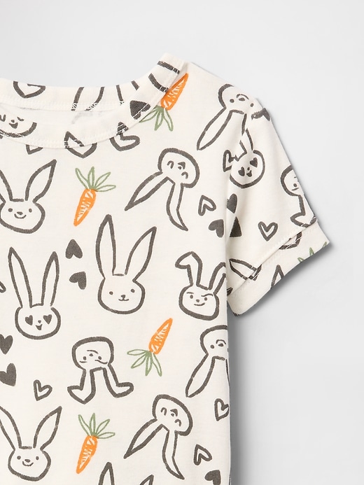 Image number 3 showing, Kids & babyGap 100% Organic Cotton Bunny PJ Set