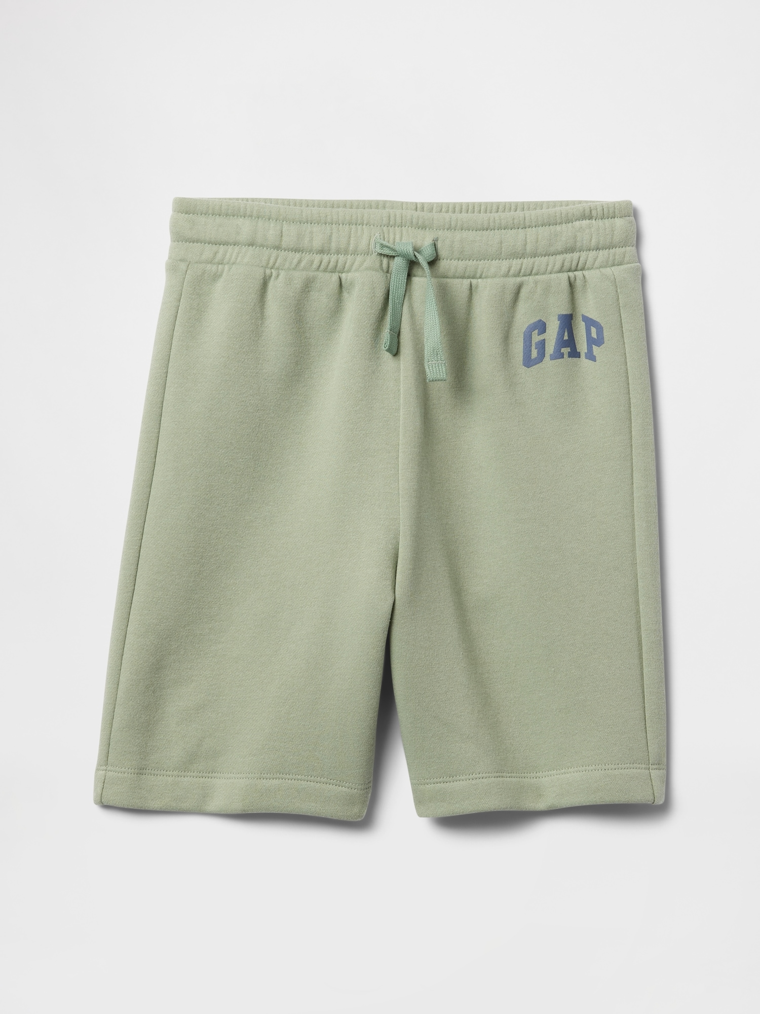 Kids Relaxed Gap Logo No-Pocket Pull-On Shorts - Green