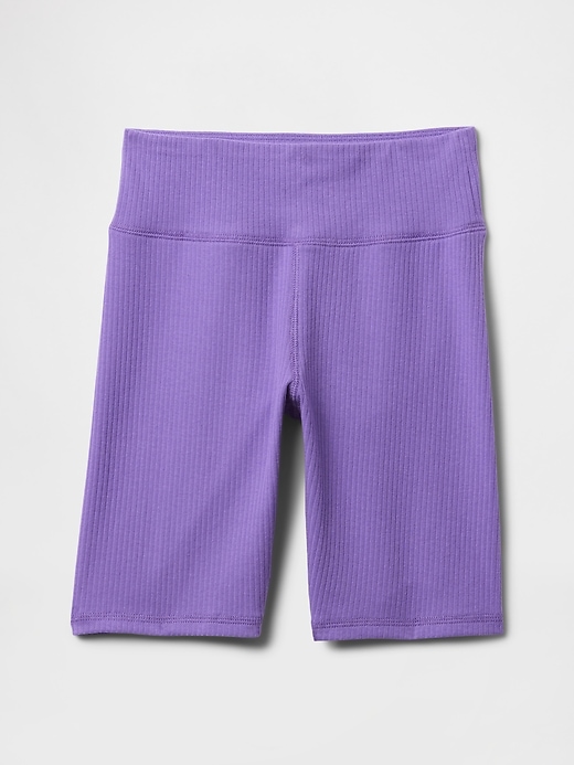 Image number 1 showing, Kids Ribbed Bike Shorts