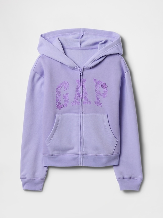 Image number 1 showing, Kids Relaxed Gap Logo Zip Hoodie
