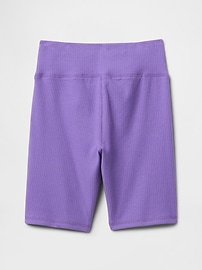 Kids Ribbed Bike Shorts