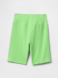 Kids Ribbed Bike Shorts