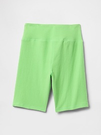 Kids Ribbed Bike Shorts