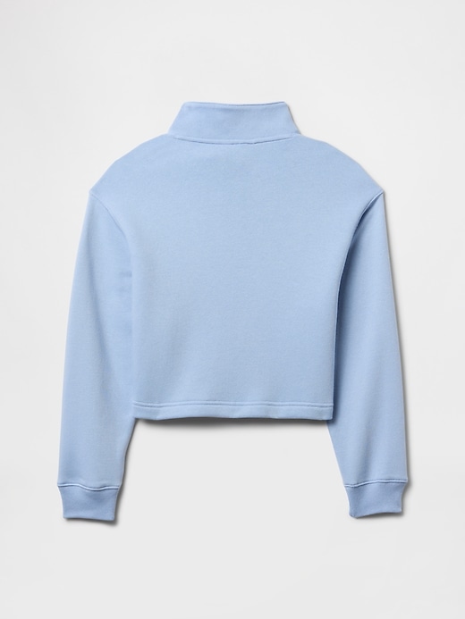 Image number 2 showing, Kids Relaxed Quarter-Zip Track Sweatshirt
