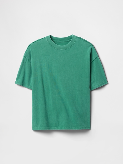 Image number 1 showing, Kids Relaxed Washed Crewneck T-Shirt