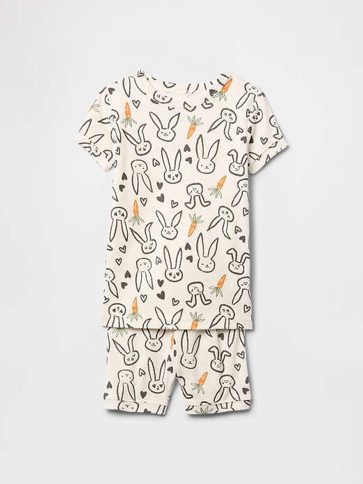 Image number 1 showing, Kids & babyGap 100% Organic Cotton Bunny PJ Set