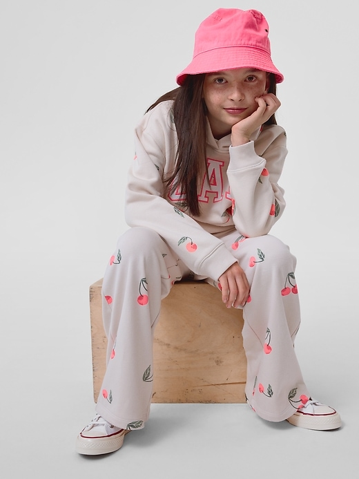 Image number 2 showing, Kids Relaxed Gap Logo Wide-Leg Pants